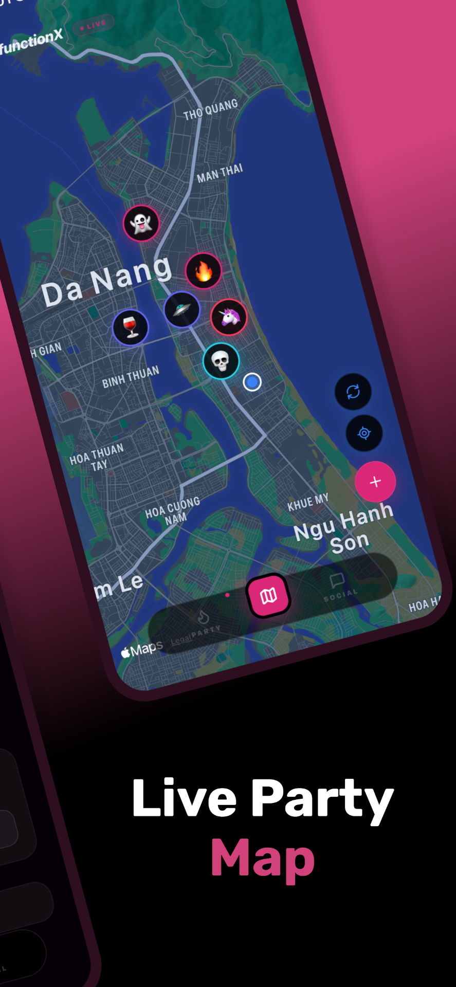 Live Party Map